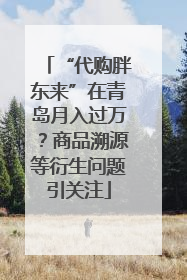 “代购胖东来”在青岛月入过万？商品溯源等衍生问题引关注