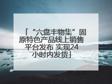 “六盘丰物集”固原特色产品线上销售平台发布 实现24小时内发货