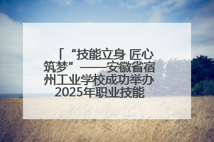 “技能立身 匠心筑梦”——安徽省宿州工业学校成功举办2025年职业技能活动周各项活动