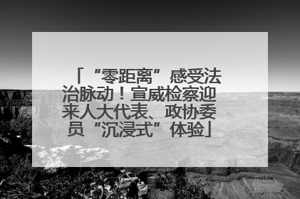 “零距离”感受法治脉动！宣威检察迎来人大代表、政协委员“沉浸式”体验
