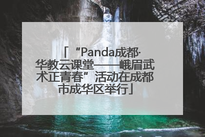 “Panda成都·华教云课堂——峨眉武术正青春”活动在成都市成华区举行