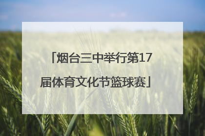 烟台三中举行第17届体育文化节篮球赛