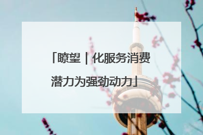 瞭望｜化服务消费潜力为强劲动力