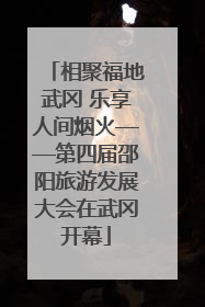 相聚福地武冈 乐享人间烟火——第四届邵阳旅游发展大会在武冈开幕