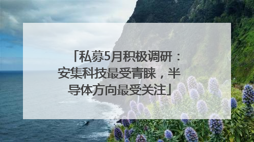 私募5月积极调研：安集科技最受青睐，半导体方向最受关注