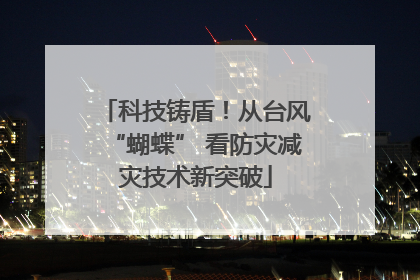 科技铸盾！从台风“蝴蝶” 看防灾减灾技术新突破