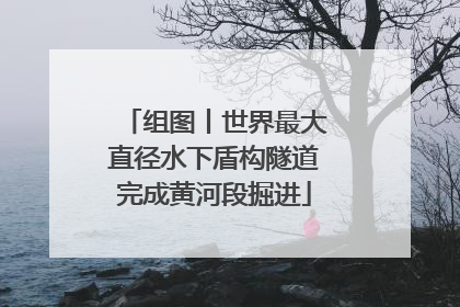 组图丨世界最大直径水下盾构隧道完成黄河段掘进