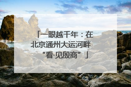 一眼越千年：在北京通州大运河畔“看·见殷商”