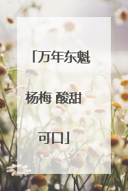 万年东魁杨梅 酸甜可口
