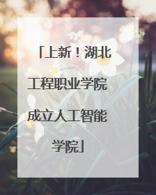 上新！湖北工程职业学院成立人工智能学院