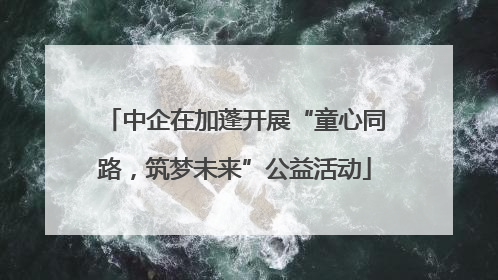 中企在加蓬开展“童心同路，筑梦未来”公益活动