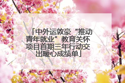 中外运敦豪“推动青年就业”教育关怀项目首期三年行动交出暖心成绩单