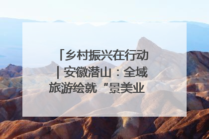 乡村振兴在行动｜安徽潜山：全域旅游绘就“景美业兴民富”新画卷
