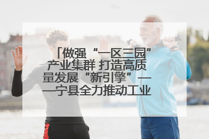 做强“一区三园”产业集群 打造高质量发展“新引擎”——宁县全力推动工业经济提质增效