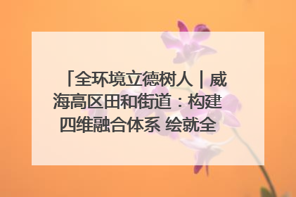 全环境立德树人｜威海高区田和街道：构建四维融合体系 绘就全环境立德树人新画卷