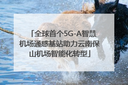 全球首个5G-A智慧机场通感基站助力云南保山机场智能化转型