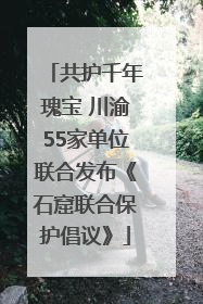 共护千年瑰宝 川渝55家单位联合发布《石窟联合保护倡议》