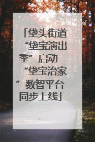 垡头街道“垡宝演出季”启动 “垡宝治家”数智平台同步上线