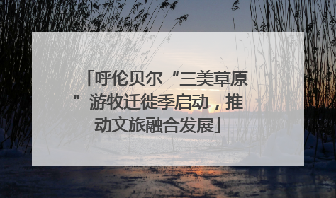 呼伦贝尔“三美草原”游牧迁徙季启动，推动文旅融合发展