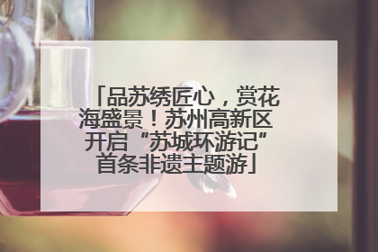 品苏绣匠心，赏花海盛景！苏州高新区开启“苏城环游记”首条非遗主题游