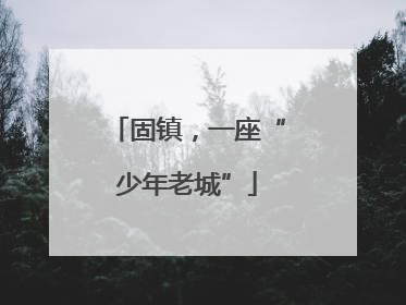 固镇，一座“少年老城”