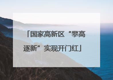 国家高新区“攀高逐新”实现开门红