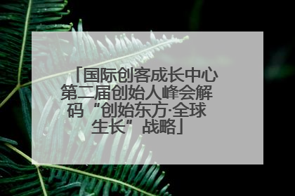 国际创客成长中心第二届创始人峰会解码“创始东方·全球生长”战略