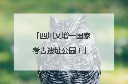 四川又增一国家考古遗址公园！