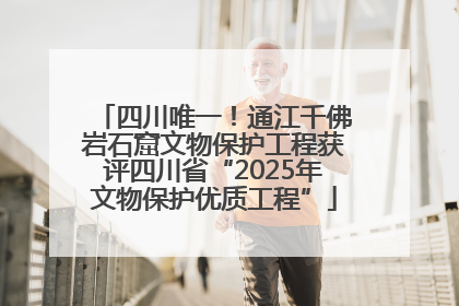 四川唯一！通江千佛岩石窟文物保护工程获评四川省“2025年文物保护优质工程”