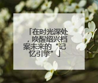 在时光深处，唤醒绍兴档案未来的“记忆引擎”
