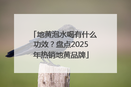 地黄泡水喝有什么功效？盘点2025年热销地黄品牌