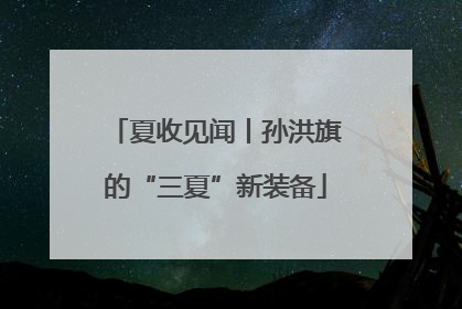 夏收见闻丨孙洪旗的“三夏”新装备
