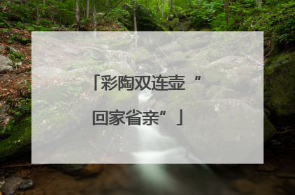 彩陶双连壶“回家省亲”