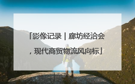 影像记录｜廊坊经洽会，现代商贸物流风向标
