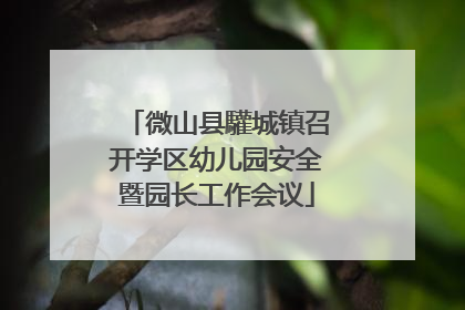 微山县驩城镇召开学区幼儿园安全暨园长工作会议