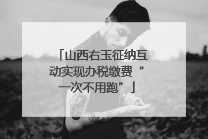 山西右玉征纳互动实现办税缴费“一次不用跑”