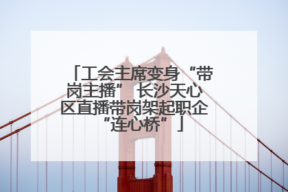 工会主席变身“带岗主播” 长沙天心区直播带岗架起职企“连心桥”