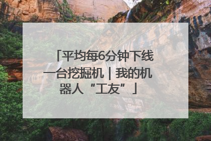 平均每6分钟下线一台挖掘机｜我的机器人“工友”
