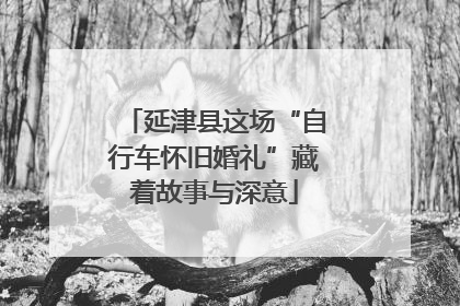 延津县这场“自行车怀旧婚礼”藏着故事与深意