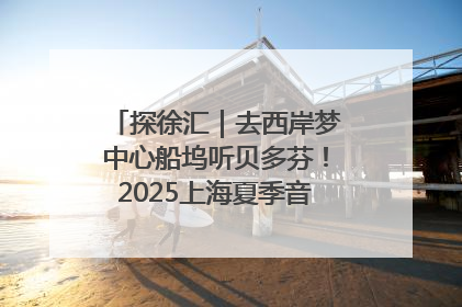 探徐汇｜去西岸梦中心船坞听贝多芬！2025上海夏季音乐节公布节目阵容