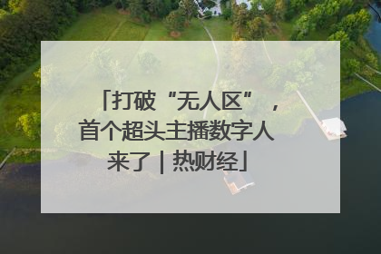 打破“无人区”，首个超头主播数字人来了｜热财经