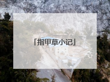 指甲草小记