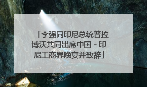 李强同印尼总统普拉博沃共同出席中国－印尼工商界晚宴并致辞