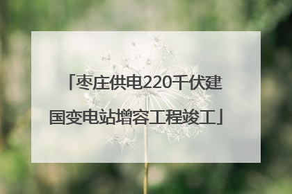 枣庄供电220千伏建国变电站增容工程竣工