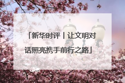 新华时评丨让文明对话照亮携手前行之路