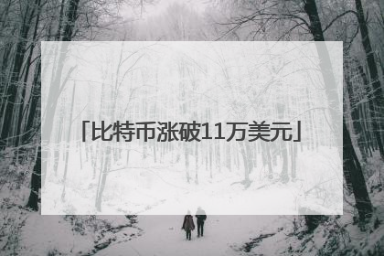 比特币涨破11万美元