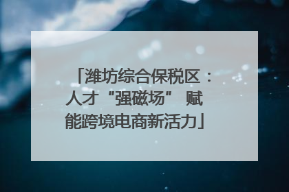 潍坊综合保税区：人才“强磁场” 赋能跨境电商新活力