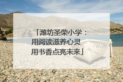 潍坊圣荣小学：用阅读滋养心灵 用书香点亮未来