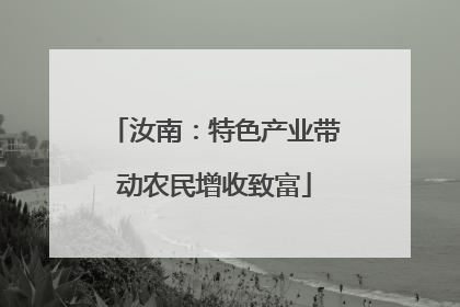 汝南：特色产业带动农民增收致富