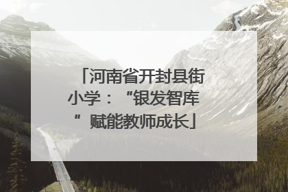河南省开封县街小学：“银发智库”赋能教师成长
